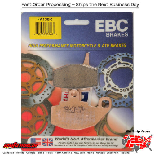 Brake Pads Kawasaki Klr650 1987-2007 Kx250 1987-1988 Kx12