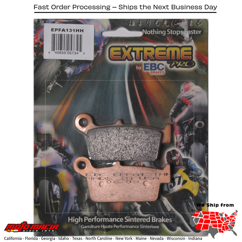 Extreme Pro Brake Pads Kawasaki Klx250s 2006-2015 Klx250sf 2009-20