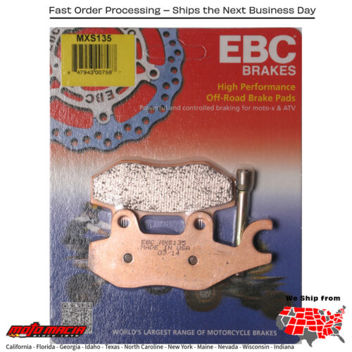 Brake Pads Kawasaki Klx140g 2017-2020 Krf 750 Teryx Fi 4x4 2009-20