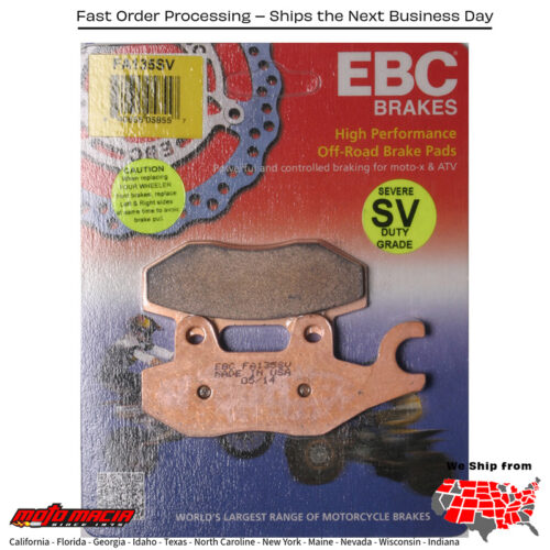 Brake Pads Kawasaki Krf 800 Teryx 2014-2017 Le