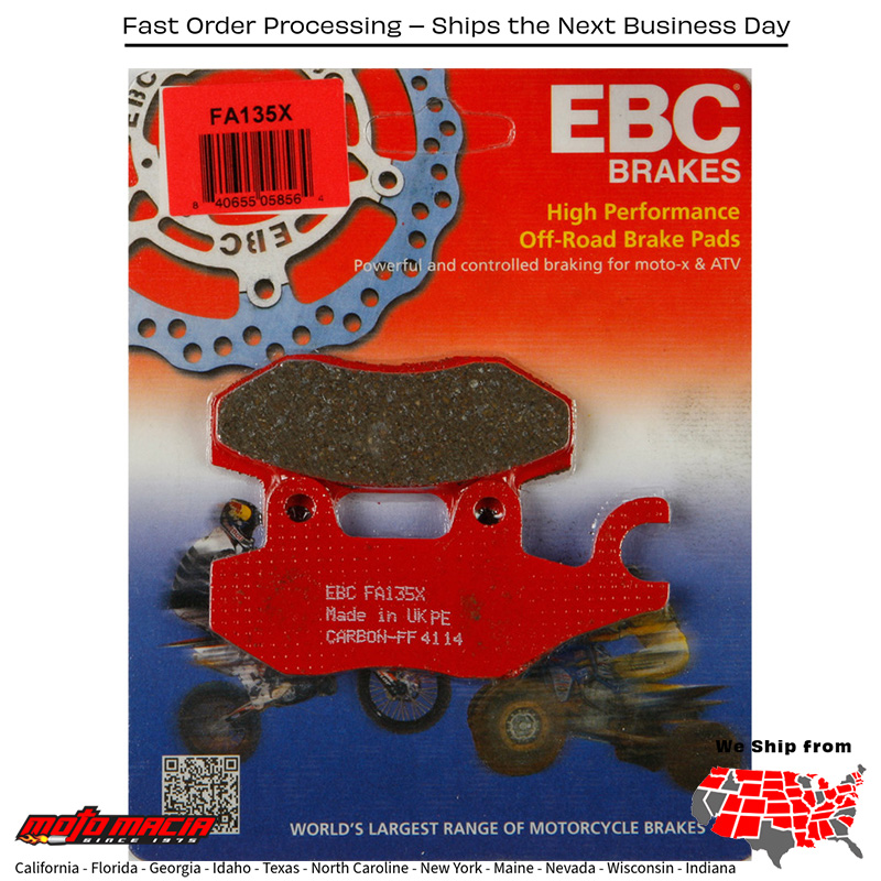 Brake Pads Kawasaki Krf 800 Teryx 2014-2017 Le