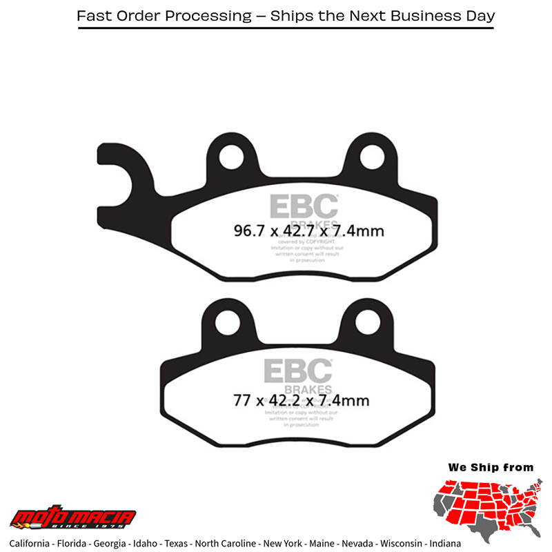 Brake Pads Kawasaki Krf 800 Teryx 2014-2017 Le - Image 3