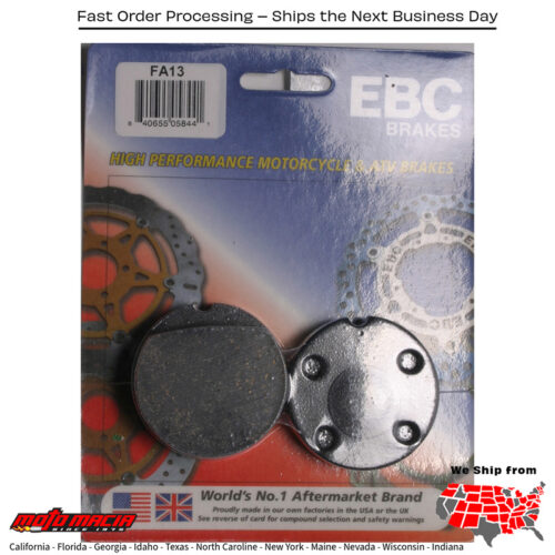 Brake Pads Honda Cb750f Super Sport 1975-1976 Cb750k 1977-1978