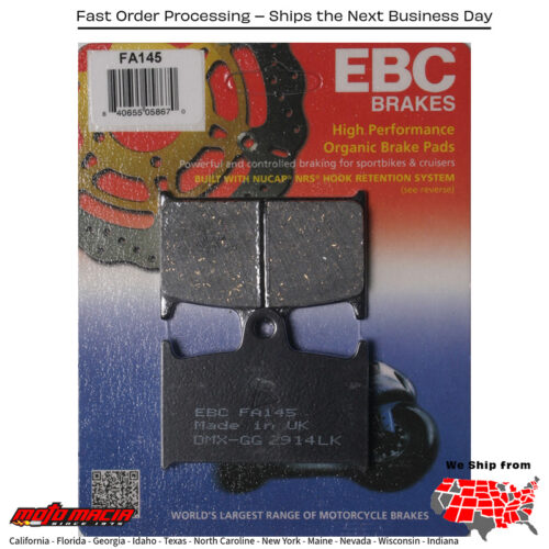 Brake Pads Suzuki Gsx-R600 1992-1993 Gsx-R750 1988-1993 Gsf12