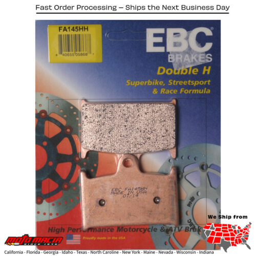 Brake Pads Suzuki Gsx-R600 1992-1993 Gsx-R750 1988-1993 Gsf12