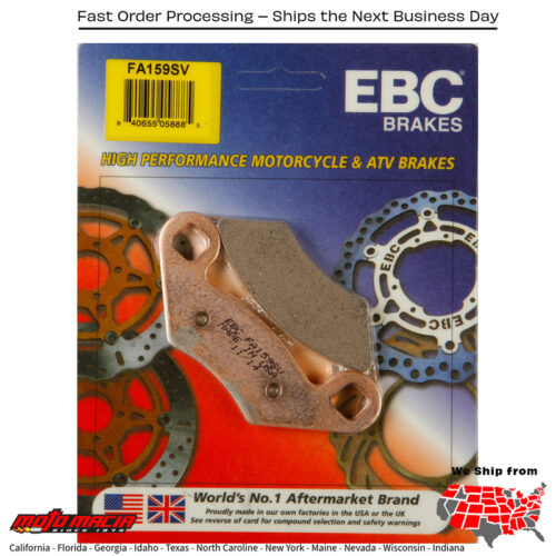 Brake Pads Polaris Rzr 570 Eps 2013-2019 800 Eps 2013-2014