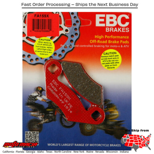 Brake Pads Polaris Rzr 570 Eps 2013-2019 800 Eps 2013-2014