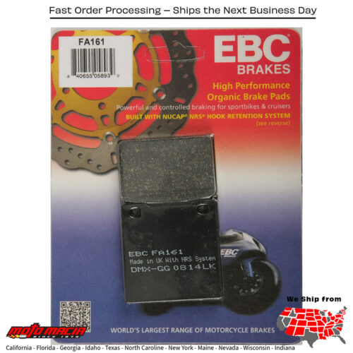 Brake Pads Kawasaki Zrx1200 2001-2005 Ninja Zx-12r 2000-2005