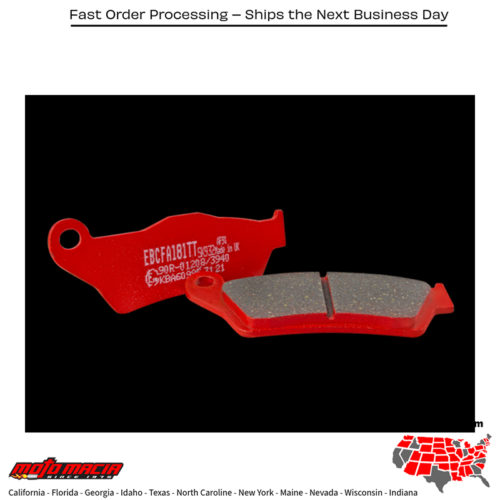 Brake Pads Bombardier Rally 175 2005-2006 Can-Am 175 2007-2007