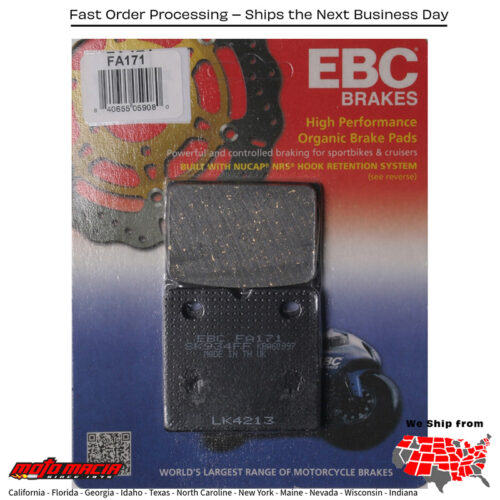 Brake Pads Bmw R80rt 1988-1995 K75 1988-1996 K75s Abs 1991-1995 more