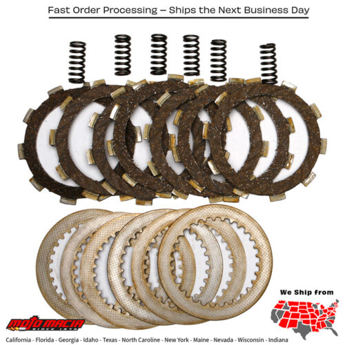Clutch Set Drc9 Kawasaki Kx80 1988 Big Wheel