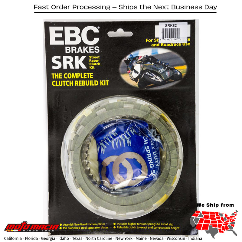 Srk Complete Clutch Kit Srk82 Suzuki Sfv650 Gladius 2009-2015 Sv650s