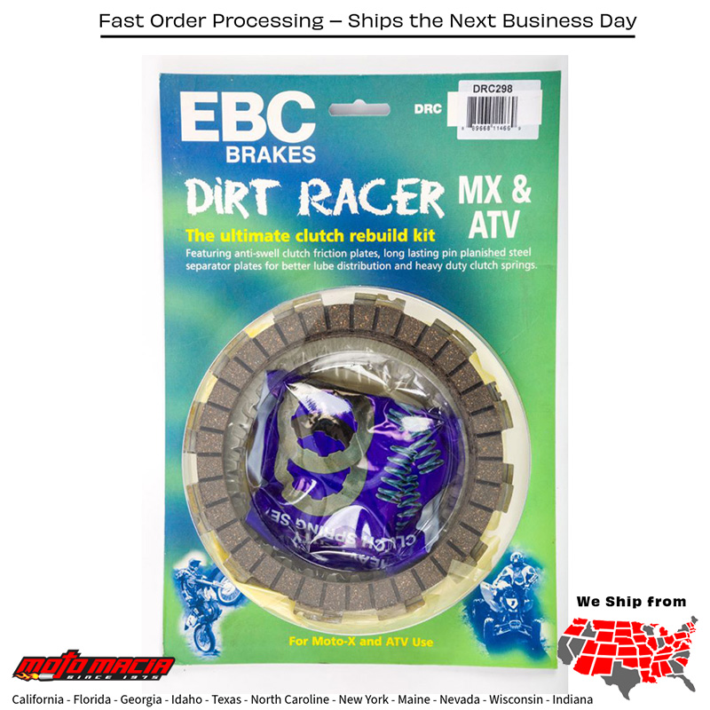 Dirt Racer Clutch Kit Drc298 Yamaha Yz250f 2016-2016 Wr450f 2016-2017