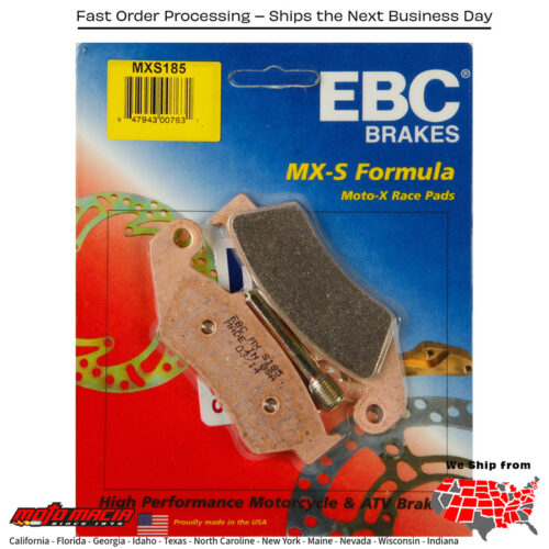 Brake Pads Suzuki Rm-Z250 2004-2020 Dr650s 2015-2024 Honda Crf450x 2 more