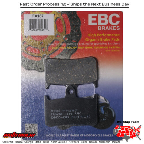 Brake Pads Honda Cb900f 919 2002-2007 Vtr1000 Super Hawk 1998-2005