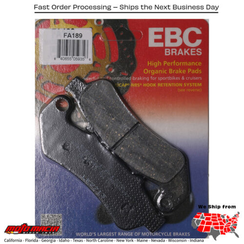 Brake Pads Honda Cbr1000f 1993-1996 Hurricane 1993-1998