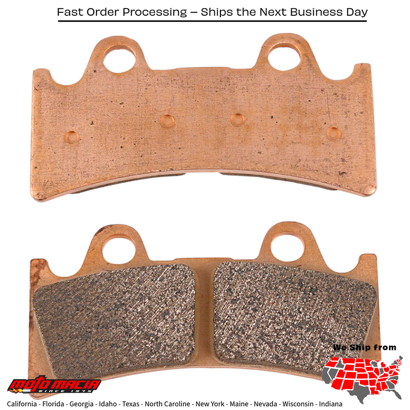 Brake Pads Triumph Daytona 900 Super III 1994-1997 Yamaha YZF750R 1993-1996 - Image 2