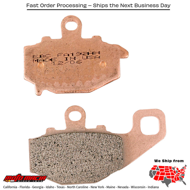 Brake Pads Kawasaki Ex650 Ninja 650 Abs 2013-2016 Z750 2004-2004 K - Image 2