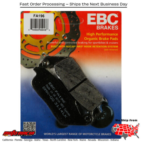 Brake Pads Triumph Thunderbird 1995-2003 Victory Ness Vision 2009-2013