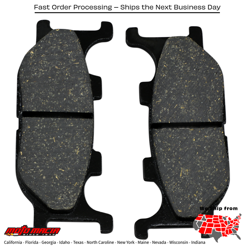 Brake Pads Yamaha Xvs13ctf V-Star 1300 Deluxe 2013-2013 Fzs600 Fz6r - Image 2