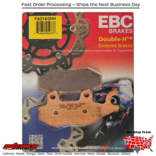 Brake Pads Triumph Bonneville T100 865 2007-2015 Speed Triple 900 T