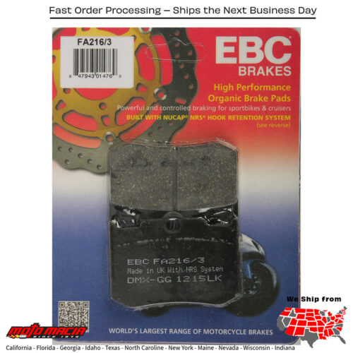 Brake Pads Indian Chief Scout Spirit 2002-2003