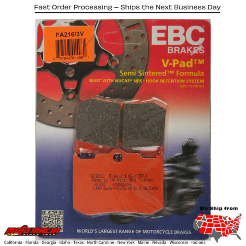 Brake Pads V-Series Indian Chief Scout Sp 2002-2003
