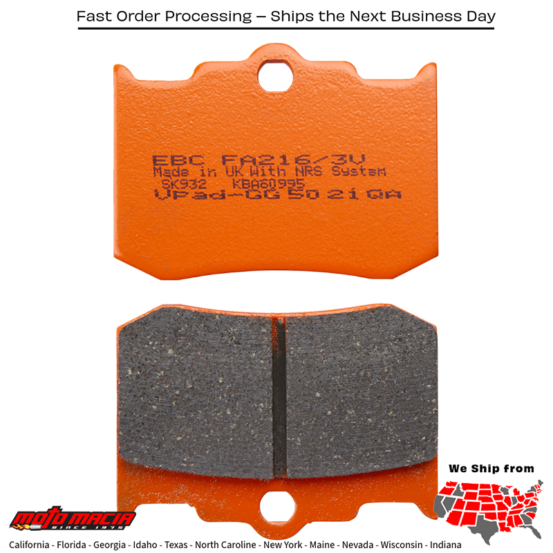 Brake Pads V-Series Indian Chief Scout Sp 2002-2003 - Image 2