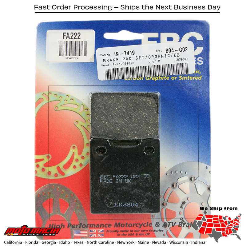 Brake Pads Suzuki Rf900r 1994-1995 - Image 3