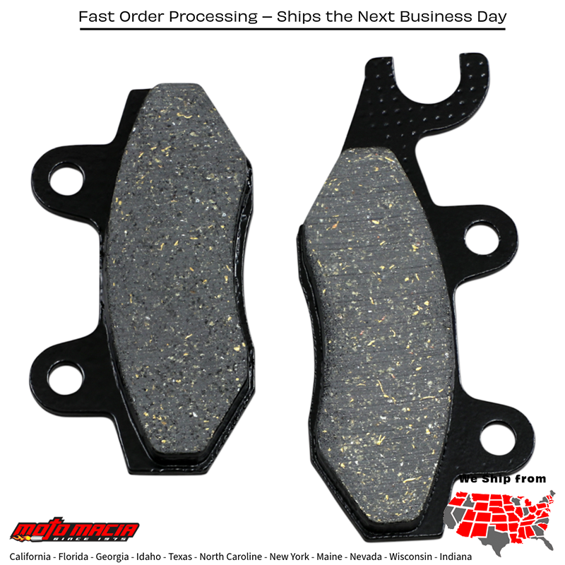 Brake Pads Honda Cmx250 Rebel 250 1996-2015 Kawasaki Klr650 2008-2014 Suzuki - Image 2