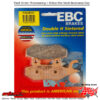 Brake Pads Honda Cmx250 Rebel 250 1996-2015 Kawasaki Klr650 2008-2014 Suzuki
