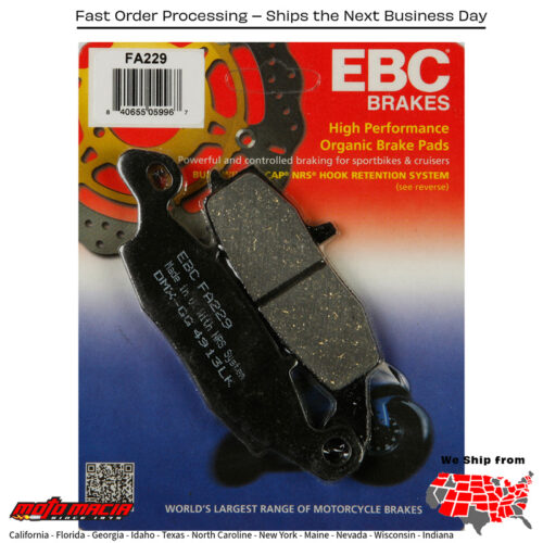 Brake Pads Kawasaki Ex650 Ninja 650 Abs 2013-2016 Suzuki Dl650 V-Strom Xt