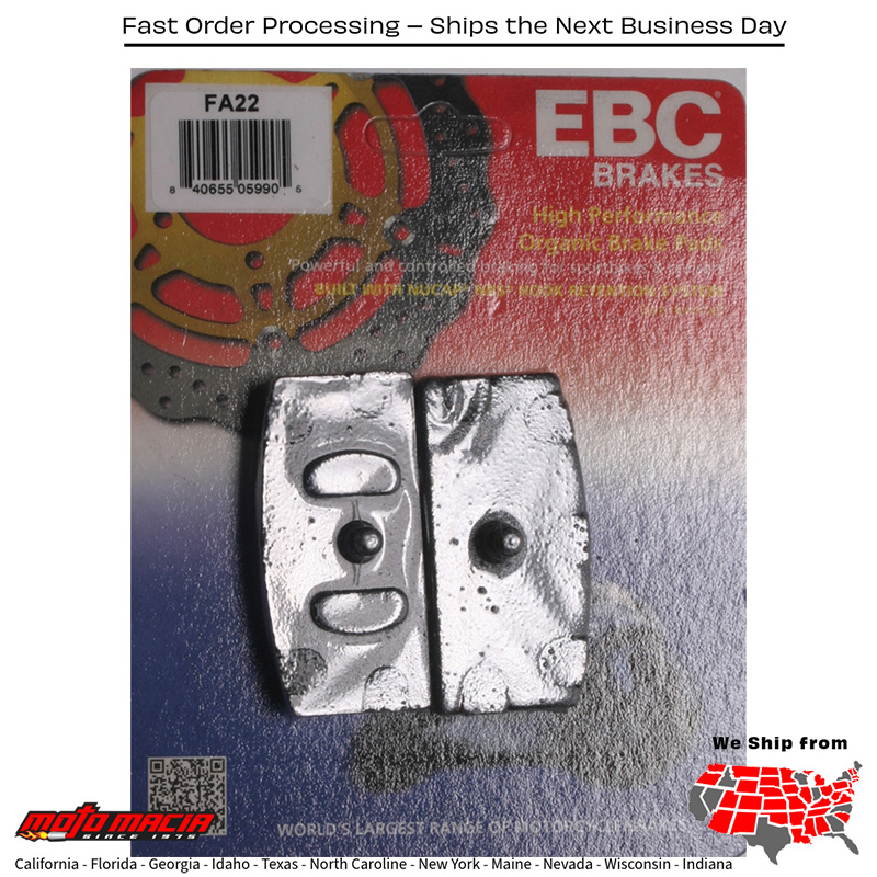 Brake Pads Bmw R100/7 1976-1978 R75/7 1976-1977 R75/6 1973-1976 more