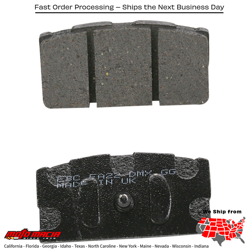 Brake Pads Bmw R100/7 1976-1978 R75/7 1976-1977 R75/6 1973-1976 more - Image 2