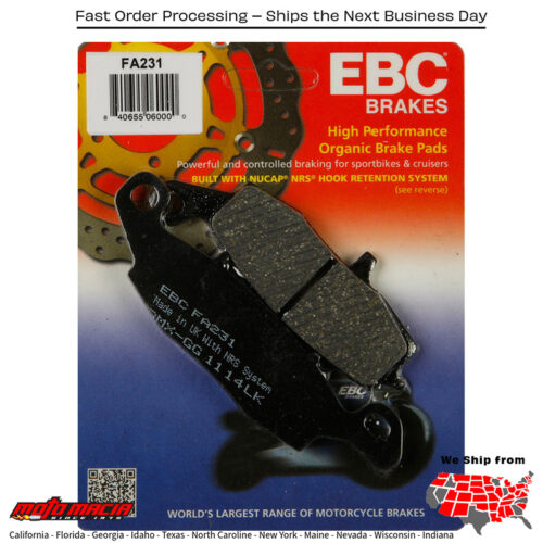 Brake Pads Kawasaki Z750s 2006-2006 Kz1000c/P Police 2002-2005 Kaw