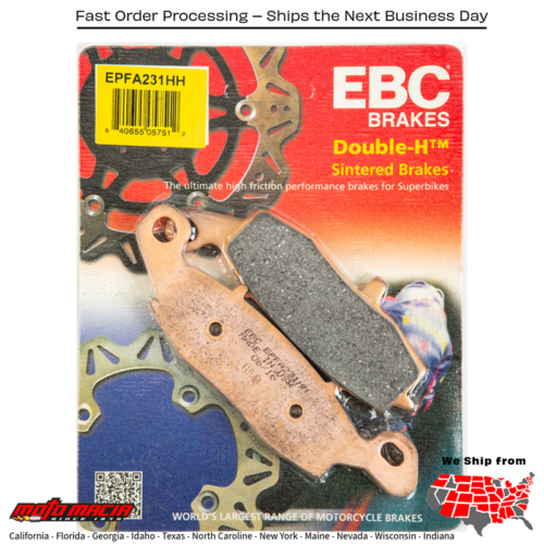 Extreme Pro Brake Pads Suzuki Gsf600s Bandit 2000-2003 Gs500e 1996-2