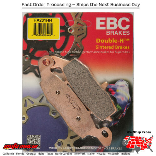 Brake Pads Kawasaki VN900D Vulcan 900 Classic LT 2006-2016 VN2000A More