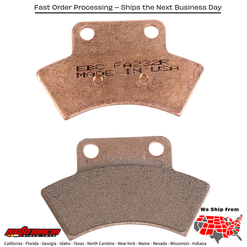 Brake Pads Polaris Big Boss 500 6x6 1998-1999 Sport 400l 1994-1998 - Image 2