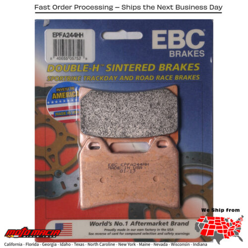 Extreme Pro Brake Pads Bmw F800r 2009-2015 Ducati Monster 1100 Evo 2011-201