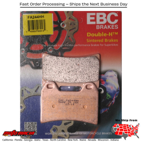 Brake Pads Bmw F800r 2009-2015 Ducati Monster 1100 Evo 2011-2013 Str