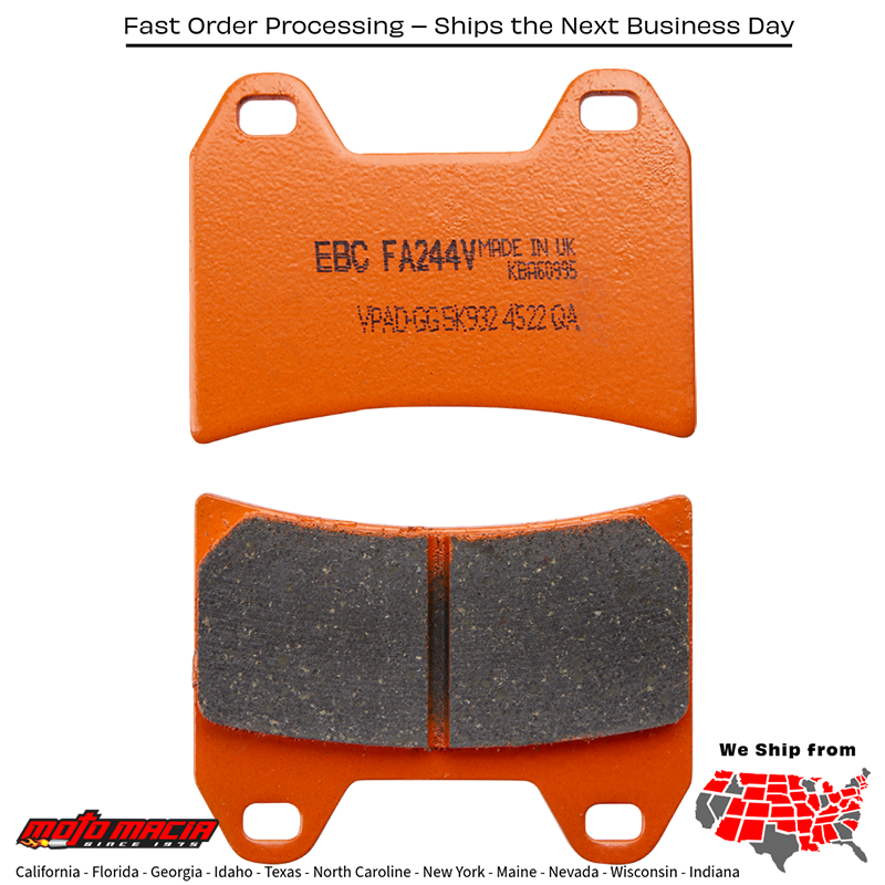 Brake Pads V-Series Ducati St4 S 2001-2005 Abs 2005-2005 Ducat - Image 2