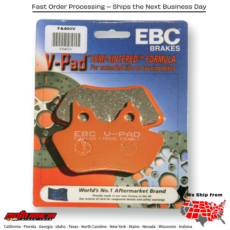 Brake Pads V-Series Ducati St4 S 2001-2005 Abs 2005-2005 Ducat - Image 3