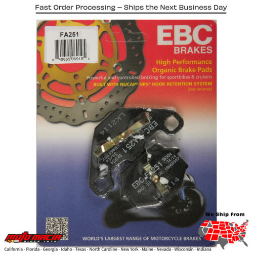 Brake Pads Buell M2 Cyclone 1997-1997 S1 Lightning 1994-1997 S3