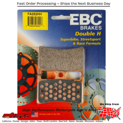 Brake Pads Yamaha Xv19ct Stratoliner 2006-2012 Xv19vm Roadliner Midn