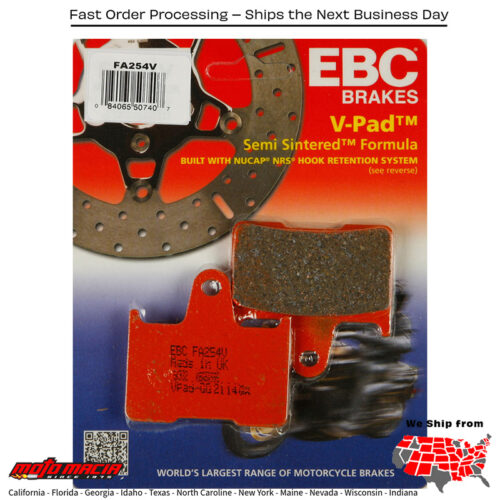 Brake Pads V-Series Harley-Davidson XL1200T Super Low Touring 2014-2017