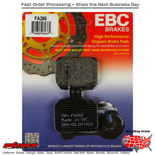 Brake Pads Ducati Monster 1100 Evo 2011-2013 Streetfighter 848 2012- more