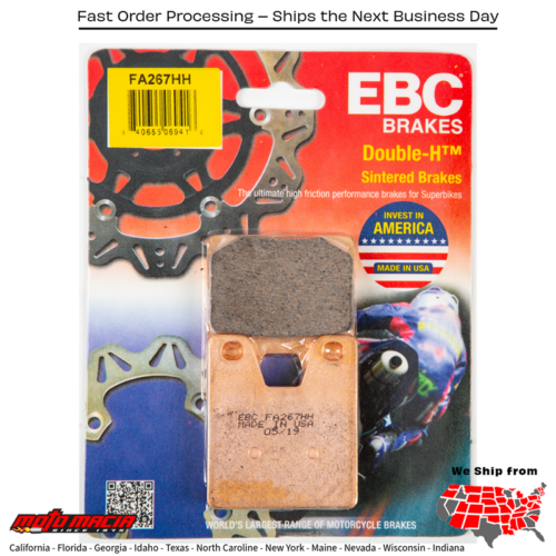 Brake Pads Yamaha Fzs800 Fz8 2011-2011 Yzf-R1 1998-2001