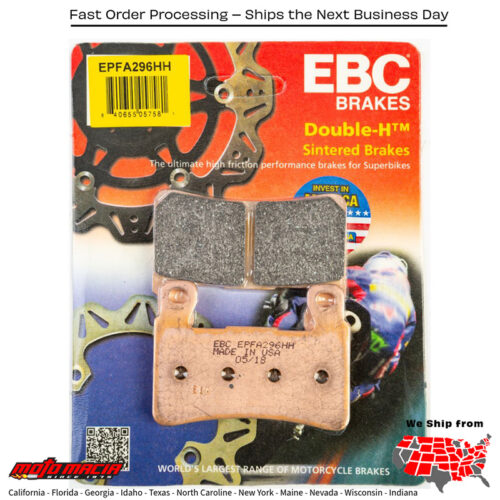 Brake Pads Epfa296hh Extreme Pro Harley-Davidson Flss Softail Sl