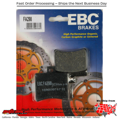 Brake Pads Aprilia Sportcity 250 2007-2008 Scarabeo 200 2008-2011