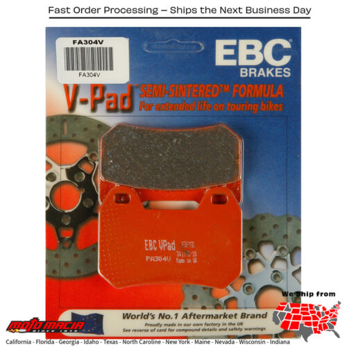 Brake Pads V-Series BMW R1200C Classic Montauk 2003-2005
